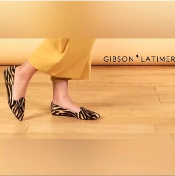 Gibson Latimer Genuine Calf Hair Pointed Toe Flats Size 7.5 - Picture 4 of 12